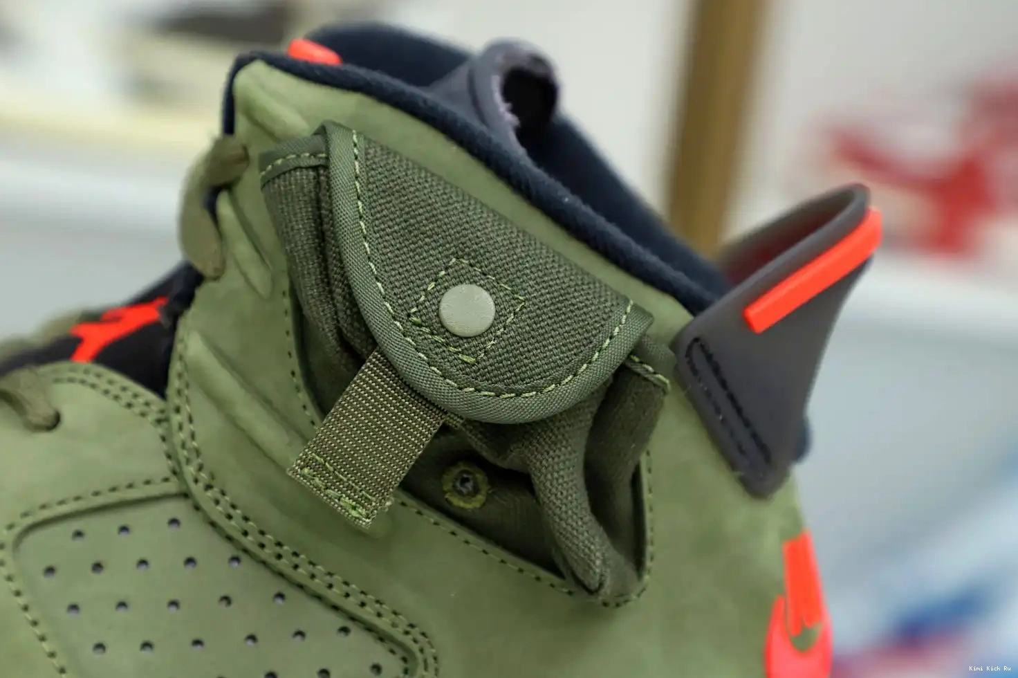 AIR SCOTT TRAVIS 'OLIVE' RETRO Kimikick JORDAN 6 X 0706